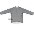 Keep Calm and Cycle On Gray Winter Thermal Cycling Jersey