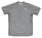 Gray Short Sleeve Cycling Jersey for Men and Women