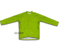 Keep Calm and Cycle On Green Neon Winter Thermal Cycling Jersey
