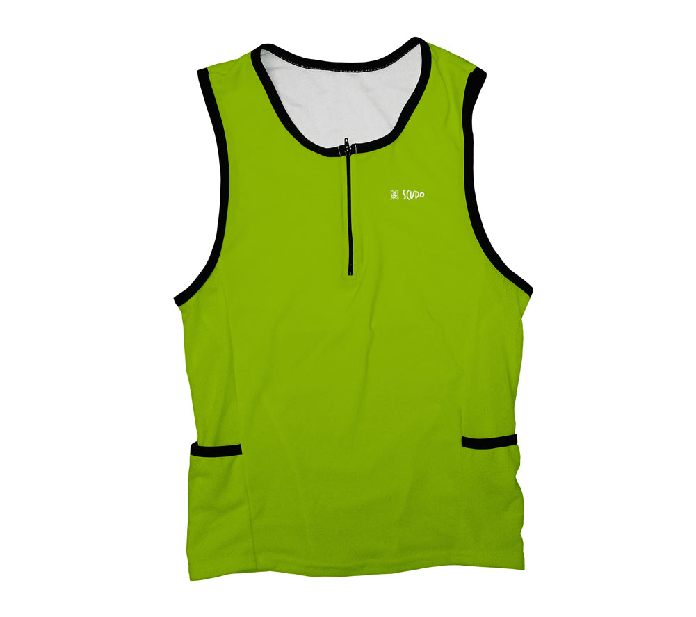 Green Neon Triathlon Top