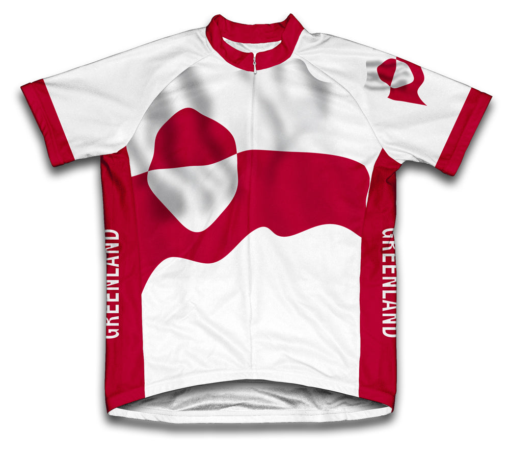 Greenland Flag Cycling Jersey for Men and Women