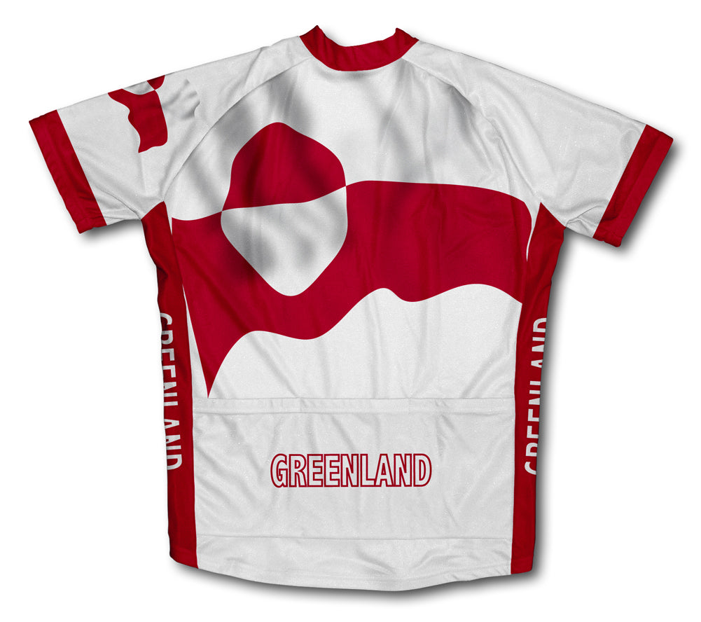 Greenland Flag Cycling Jersey for Men and Women