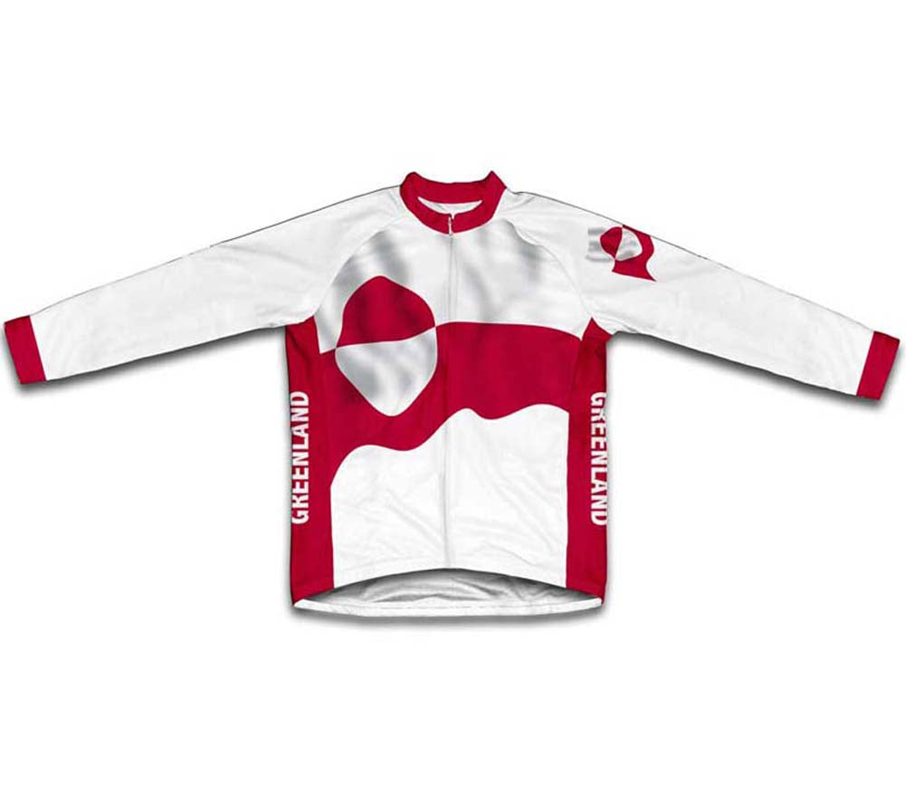 Greenland Flag Cycling Jersey for Men and Women