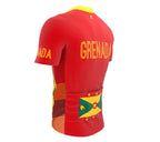 Grenada  Full Zipper Bike Short Sleeve Cycling Jersey