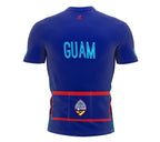 Guam  Full Zipper Bike Short Sleeve Cycling Jersey