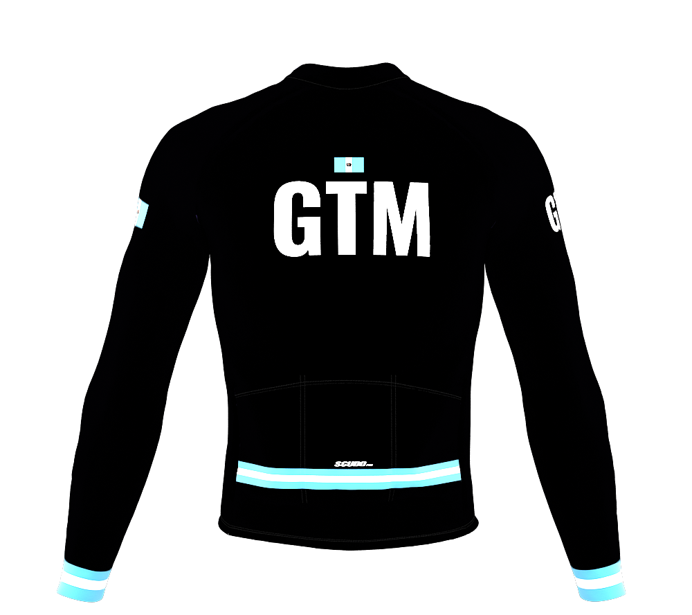 ScudoPro Pro Thermal Long Sleeve Cycling Jersey Country CODE Guatemala Black | Men and Women