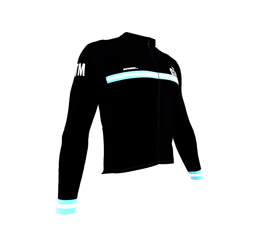 ScudoPro Pro Thermal Long Sleeve Cycling Jersey Country CODE Guatemala Black | Men and Women