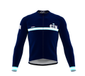 ScudoPro Pro Thermal Long Sleeve Cycling Jersey Country CODE Guatemala Blue | Men and Women