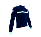 ScudoPro Pro Thermal Long Sleeve Cycling Jersey Country CODE Guatemala Blue | Men and Women
