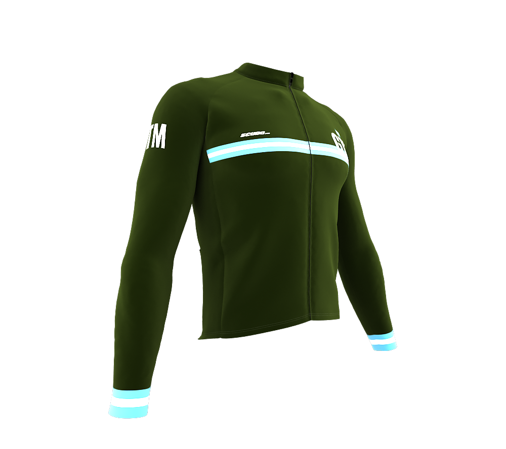 ScudoPro Pro Thermal Long Sleeve Cycling Jersey Country CODE Guatemala Green | Men and Women