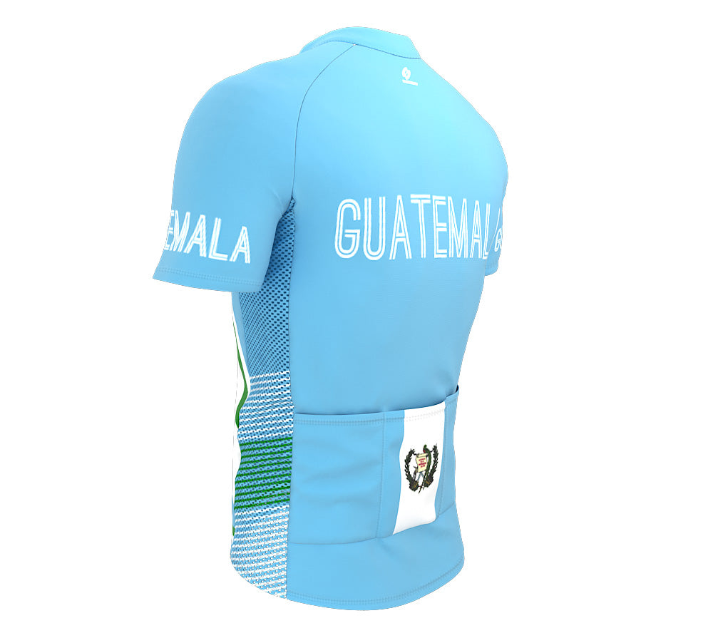 Guatemala  Full Zipper Bike Short Sleeve Cycling Jersey