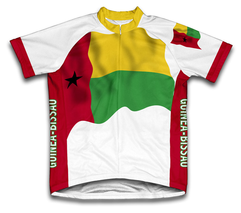 Guinea-Bissau Flag Cycling Jersey for Men and Women
