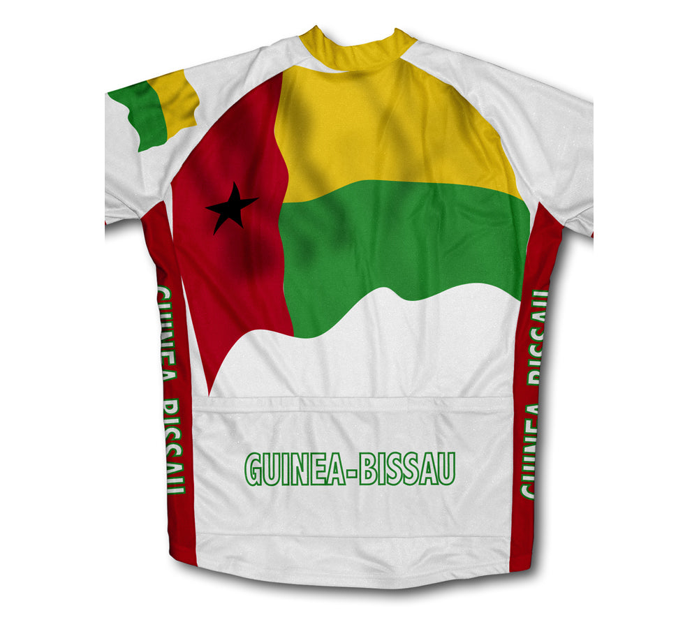 Guinea-Bissau Flag Cycling Jersey for Men and Women