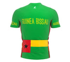 Guinea-Bissau  Full Zipper Bike Short Sleeve Cycling Jersey