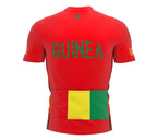 Guinea  Full Zipper Bike Short Sleeve Cycling Jersey