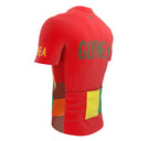 Guinea  Full Zipper Bike Short Sleeve Cycling Jersey