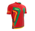 Guinea  Full Zipper Bike Short Sleeve Cycling Jersey