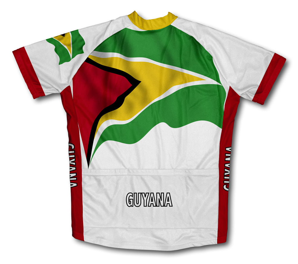 Guyana Flag Cycling Jersey for Men and Women