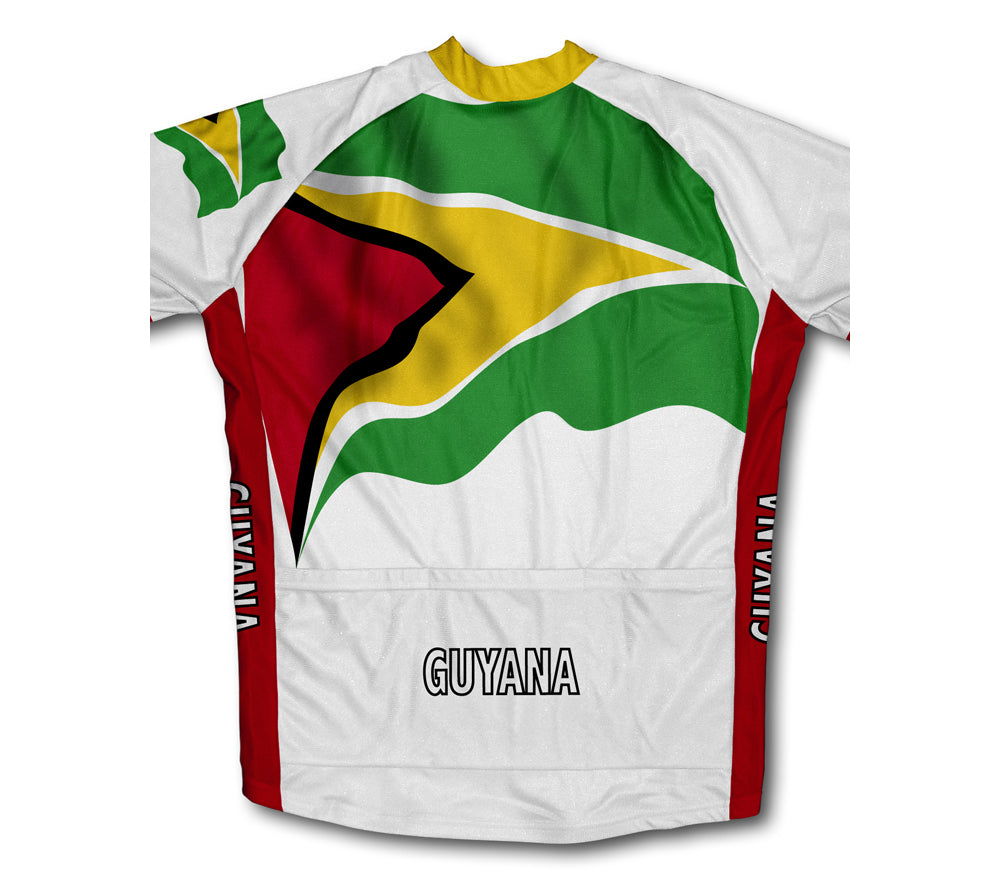 Guyana Flag Cycling Jersey for Men and Women