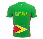 Guyana  Full Zipper Bike Short Sleeve Cycling Jersey
