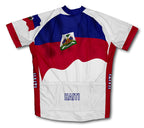 Haiti Flag Cycling Jersey for Men and Women