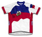 Haiti Flag Cycling Jersey for Men and Women