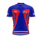 Haiti  Full Zipper Bike Short Sleeve Cycling Jersey