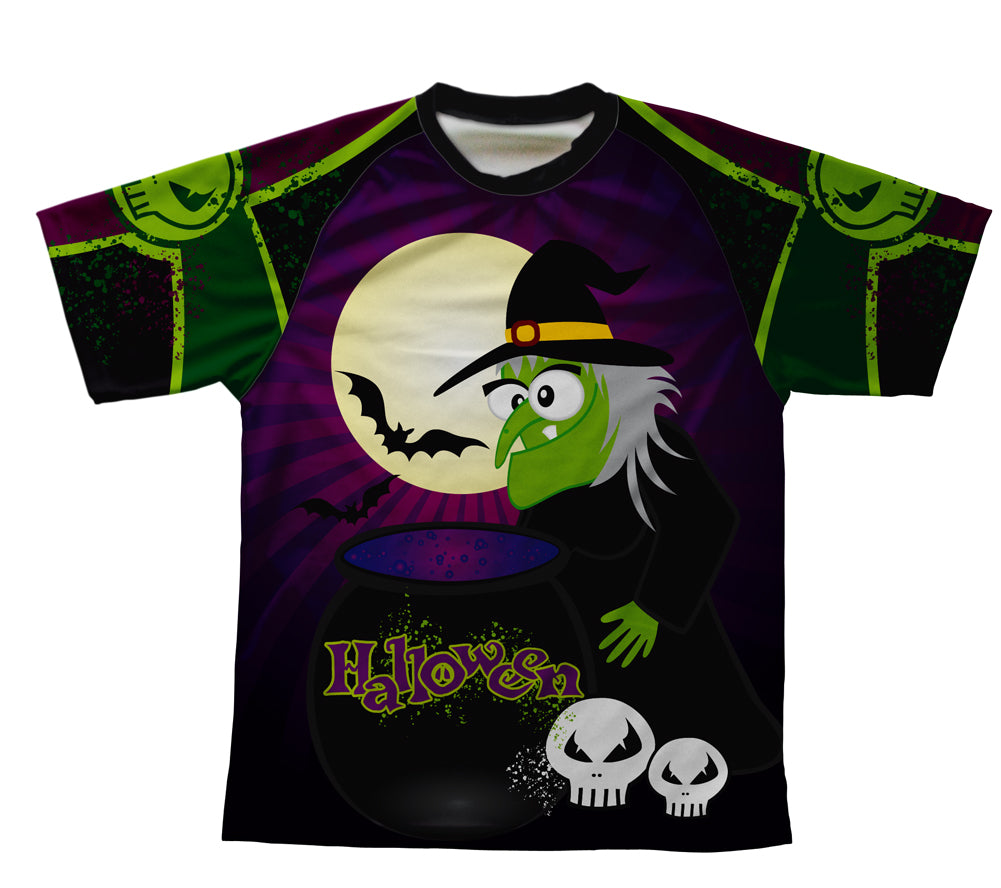 Halloween Witch Technical T-Shirt for Men and Women