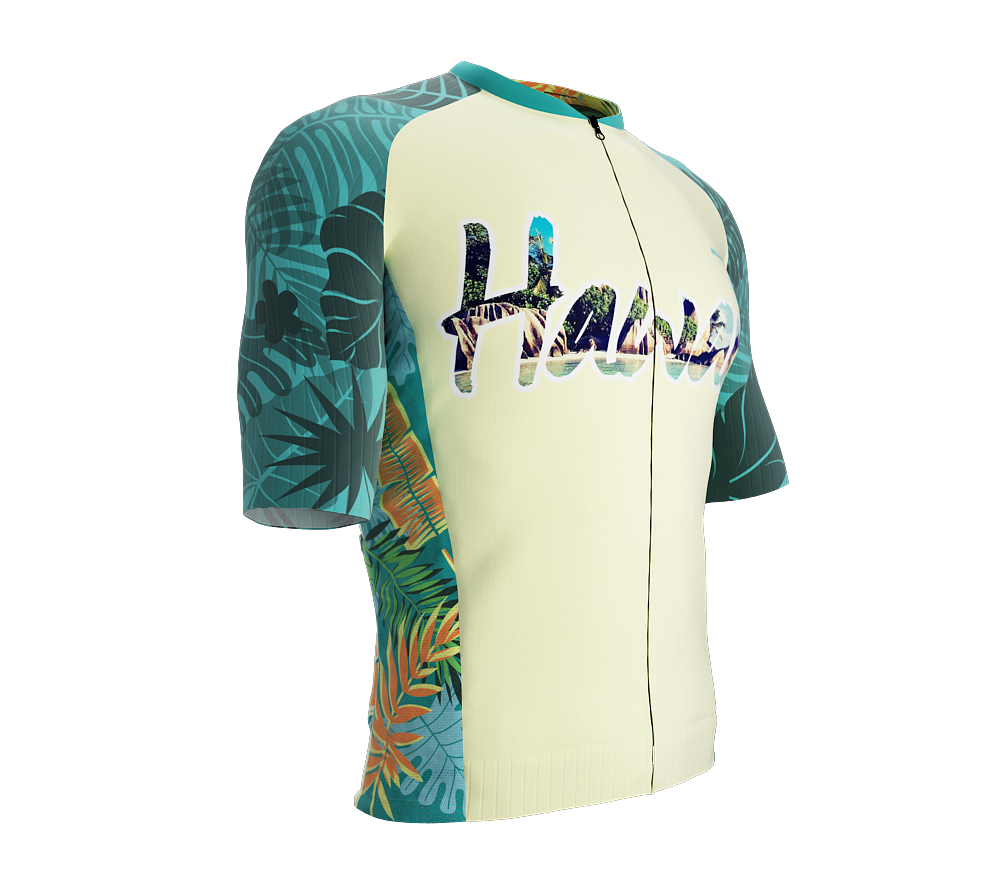 ScudoPro Pro-Elite Short Sleeve Cycling Jersey Hawaii USA State Icon landmark symbol identity  | Men and Women