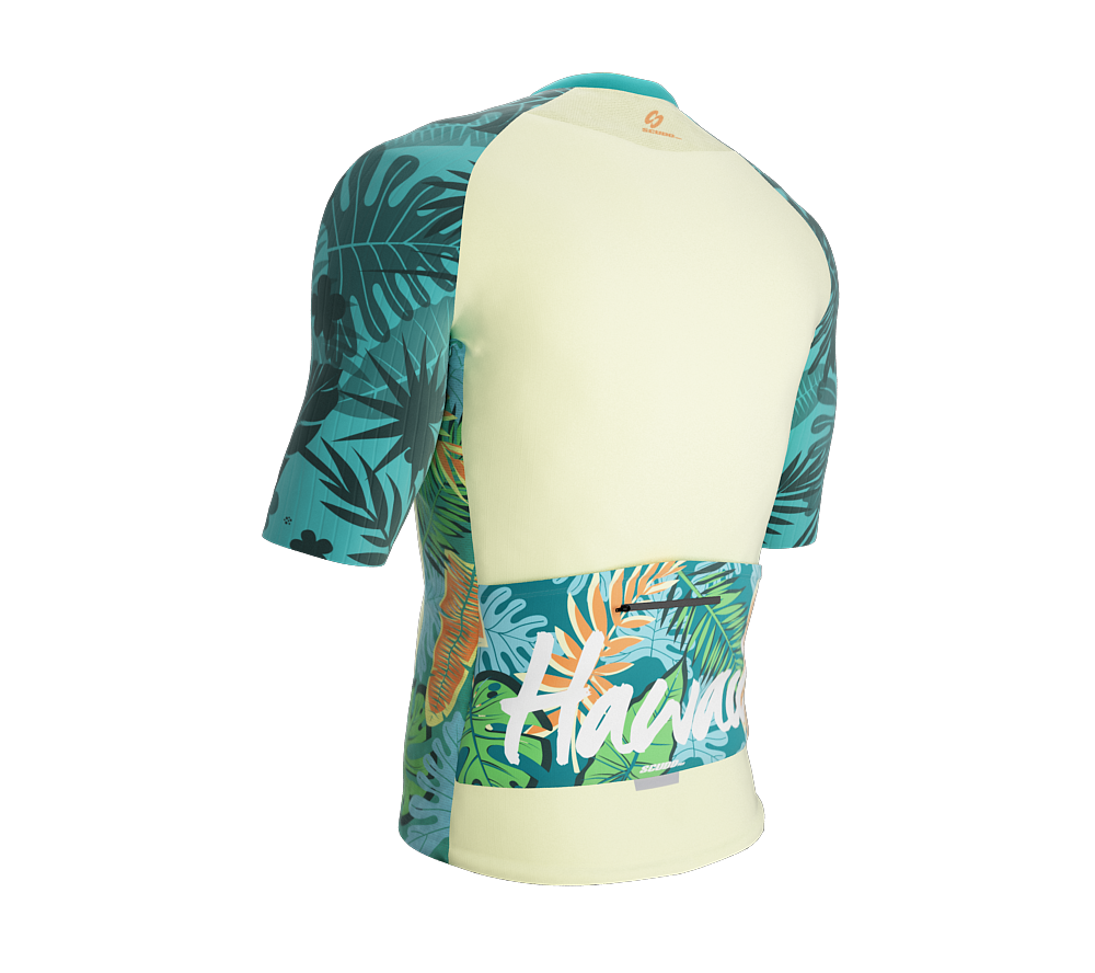 ScudoPro Pro-Elite Short Sleeve Cycling Jersey Hawaii USA State Icon landmark symbol identity  | Men and Women