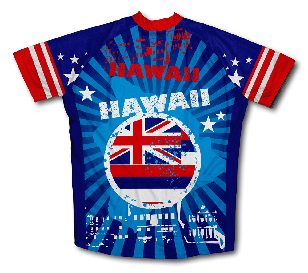 Hawaii Short Sleeve Cycling Jersey for Men and Women
