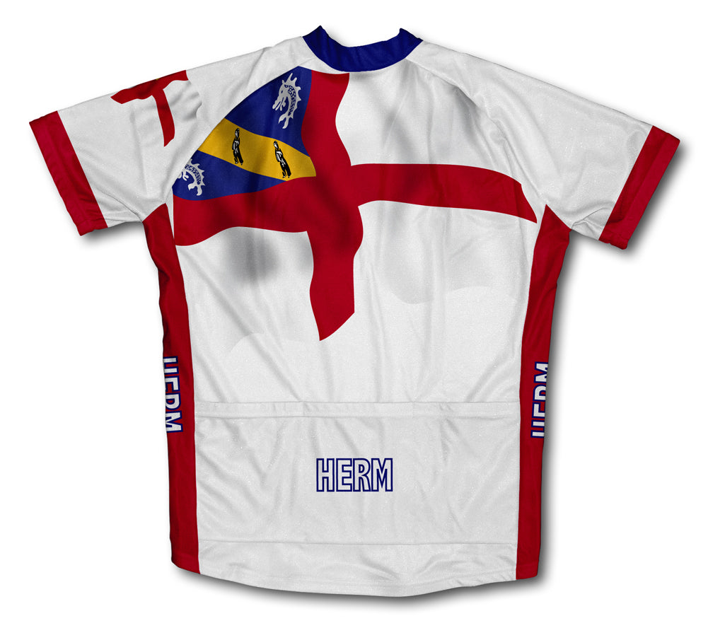Herm Flag Cycling Jersey for Men and Women