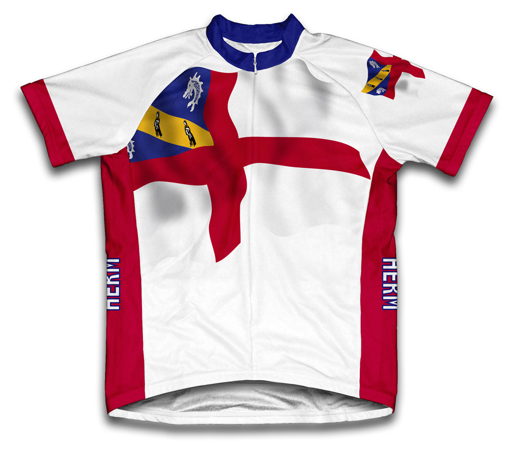 Herm Flag Cycling Jersey for Men and Women