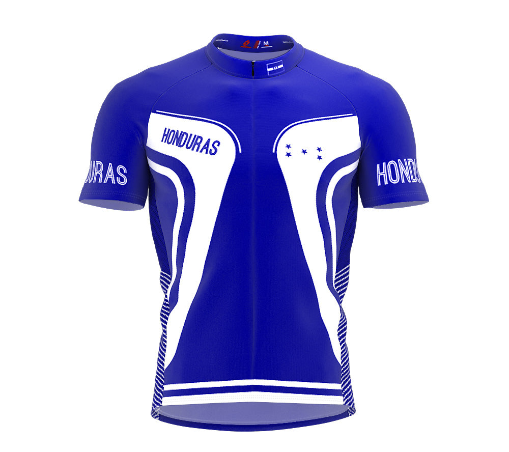 Honduras  Full Zipper Bike Short Sleeve Cycling Jersey
