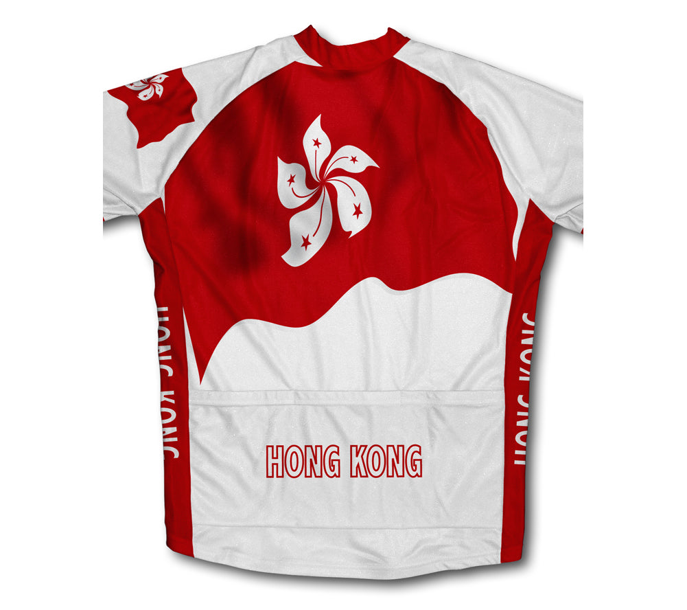 Hong Kong Flag Winter Thermal Cycling Jersey