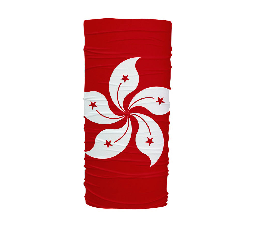 Hong Kong Flag Multifunctional UV Protection Headband