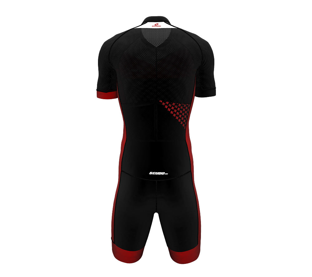 Horizont Red Scudopro Cycling Speedsuit for Man