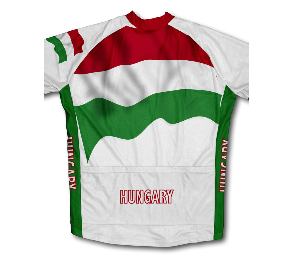 Hungary Flag Winter Thermal Cycling Jersey