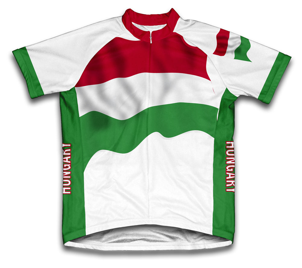 Hungary Flag Cycling Jersey for Men and Women