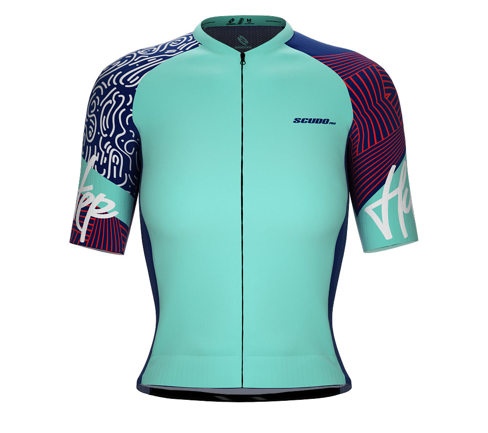 Scudopro Pro-Elite Short Sleeve Cycling Pro Fit Jersey Hunter for Women