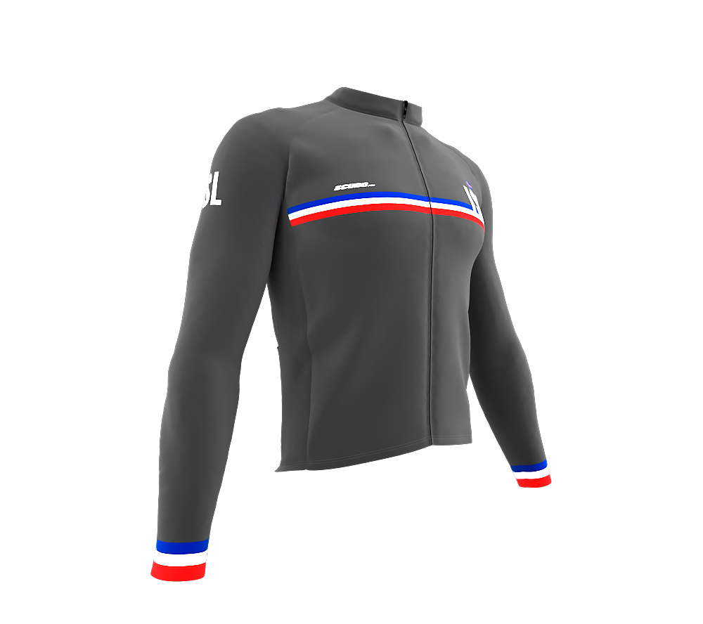 ScudoPro Pro Thermal Long Sleeve Cycling Jersey Country CODE Iceland Gray | Men and Women