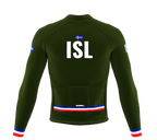 ScudoPro Pro Thermal Long Sleeve Cycling Jersey Country CODE Iceland Green | Men and Women