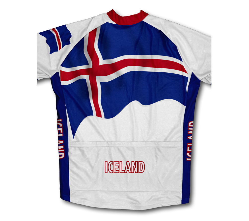 Iceland Flag Cycling Jersey for Men and Women