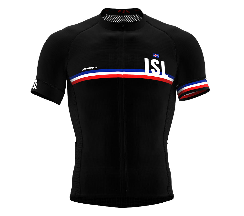 Iceland Black CODE Short Sleeve Cycling PRO Jersey for Men and WomenIceland Black CODE Short Sleeve Cycling PRO Jersey for Men and Women