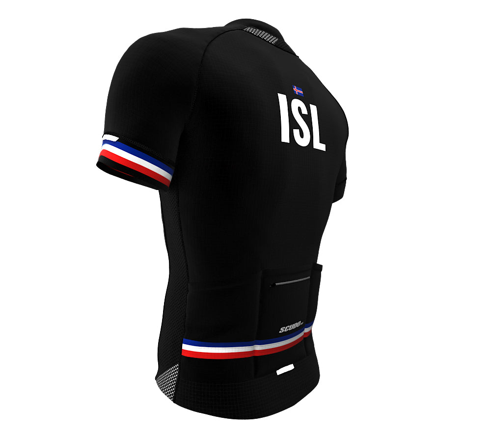 Iceland Black CODE Short Sleeve Cycling PRO Jersey for Men and Women