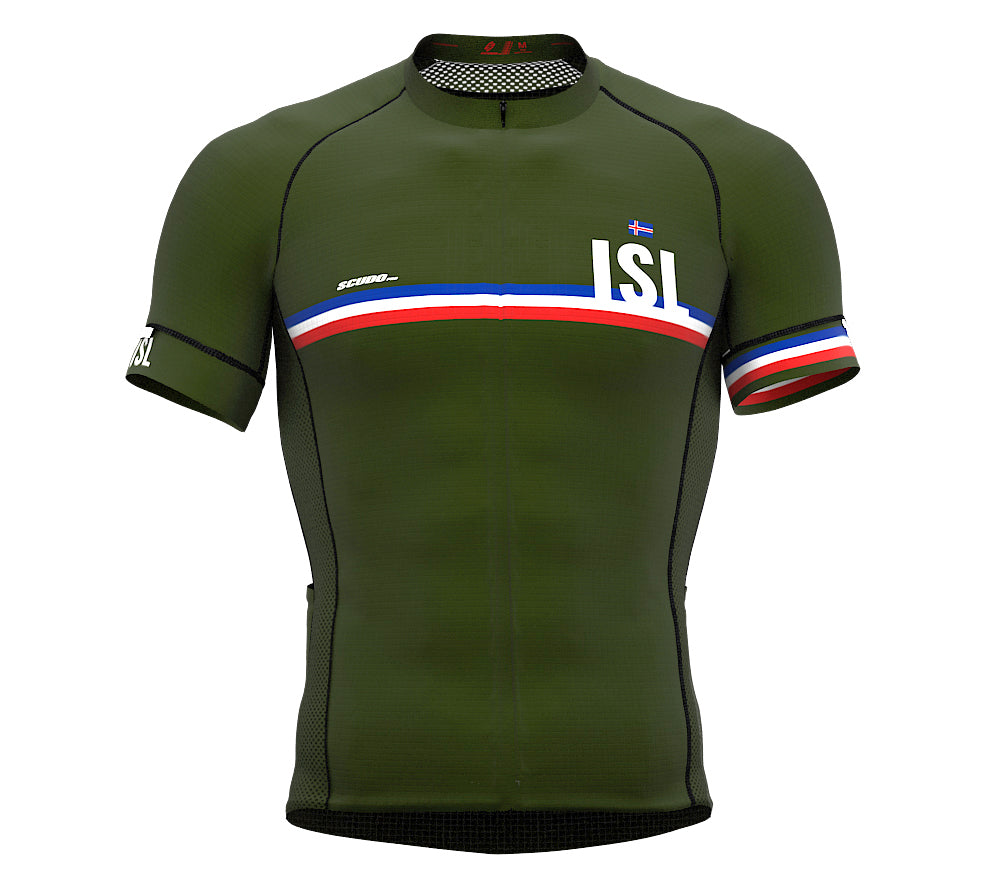 Iceland Green CODE Short Sleeve Cycling PRO Jersey for Men and WomenIceland Green CODE Short Sleeve Cycling PRO Jersey for Men and Women