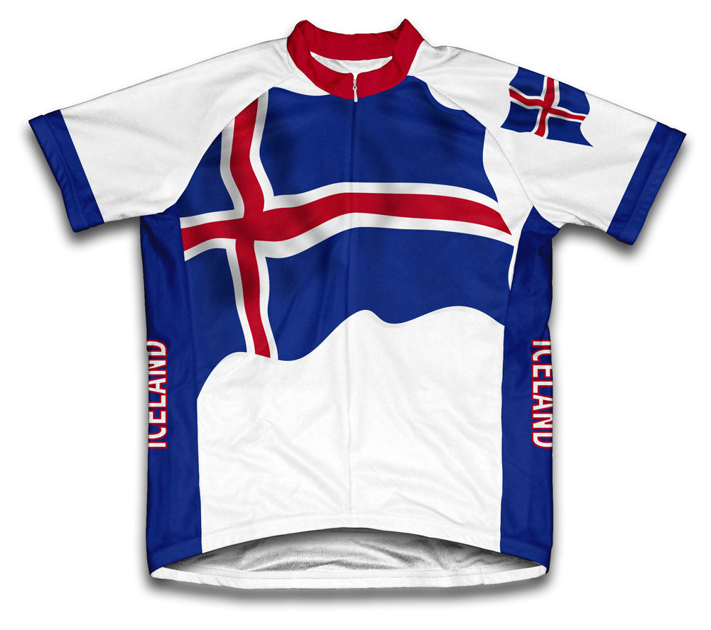 Iceland Flag Cycling Jersey for Men and Women