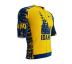 ScudoPro Pro-Elite Short Sleeve Cycling Jersey Idaho USA State Icon landmark symbol identity  | Men and Women