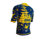ScudoPro Pro-Elite Short Sleeve Cycling Jersey Idaho USA State Icon landmark symbol identity  | Men and Women