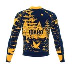 ScudoPro Pro Thermal Long Sleeve Cycling Jersey Idaho USA state Icon landmark identity  | Men and Women